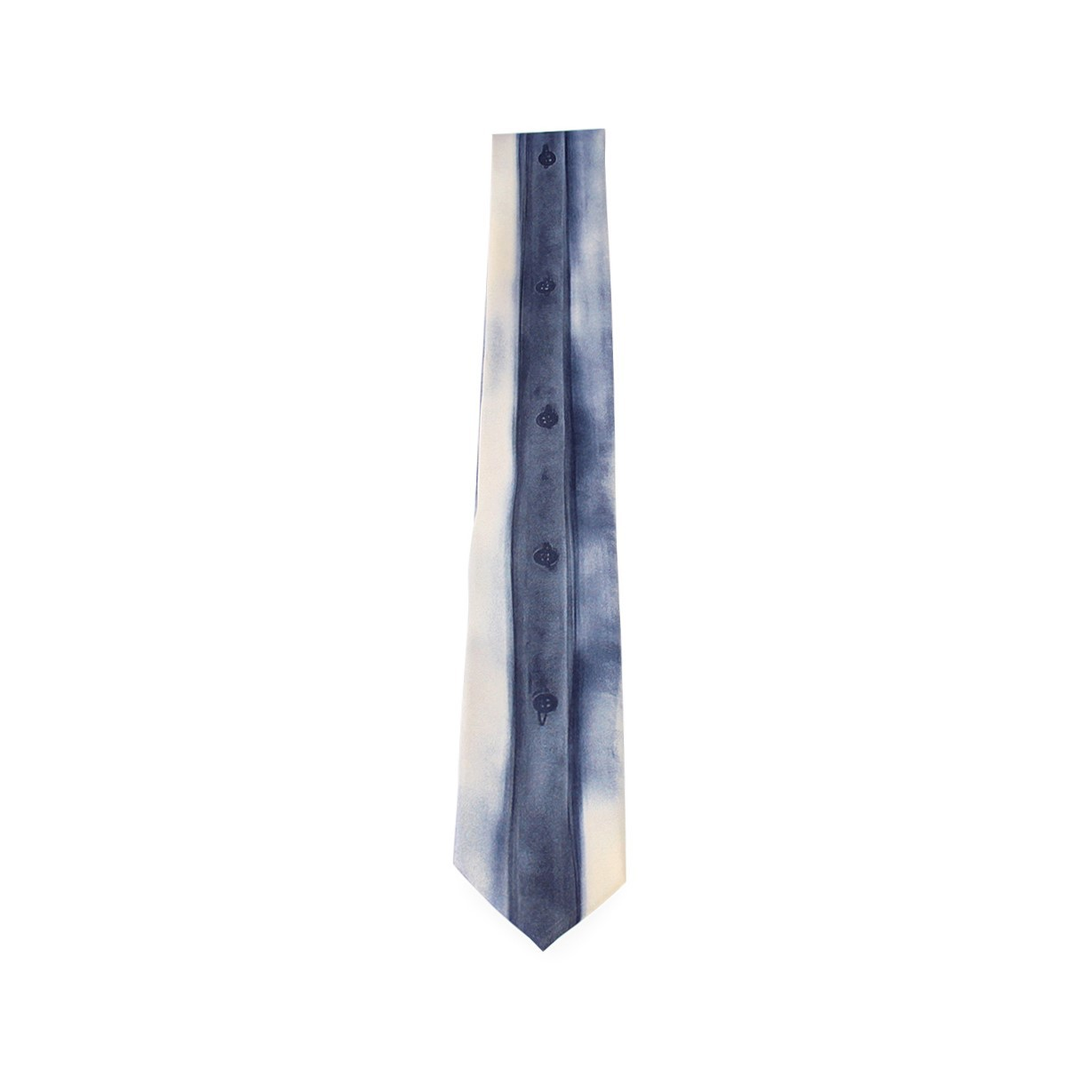 ALEXANDER MCQUEEN Silk Tie Blue | Luxity