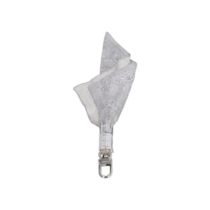 Silk Bandana Bag Charm Light Blue, view 2
