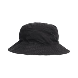 Cotton Reversible Check Bucket Hat Beige/Black, view 3