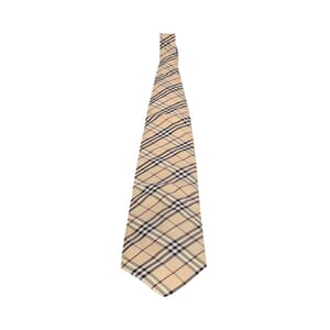 Silk Check Tie Archive Beige, view 3