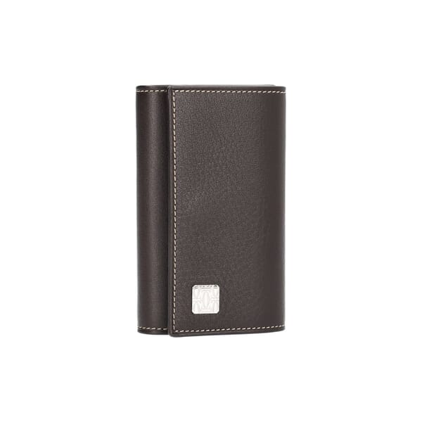 Leather Key Case Chocolate