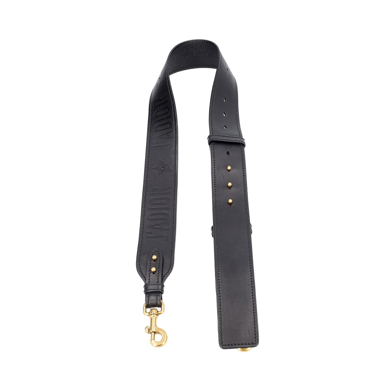 CHRISTIAN DIOR Leather J'adior Strap Black | Luxity