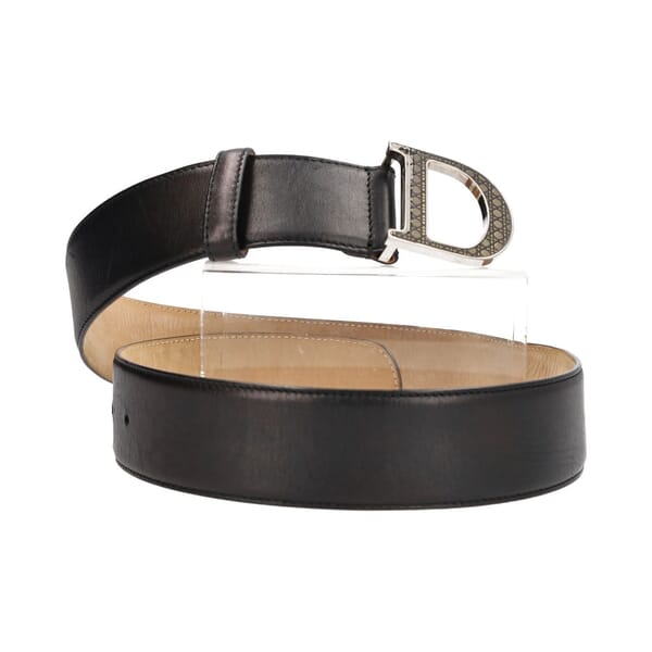 Leather Belt Black - S: 85 (34)