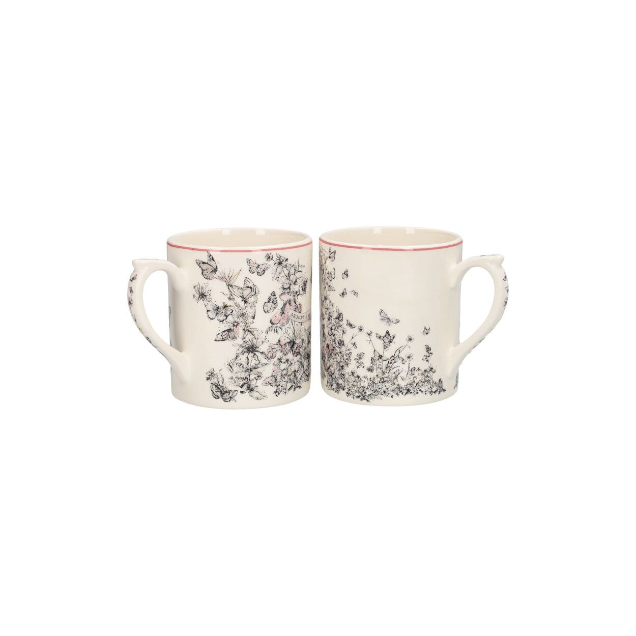 Ceramic Around The World Two Mugs Set
