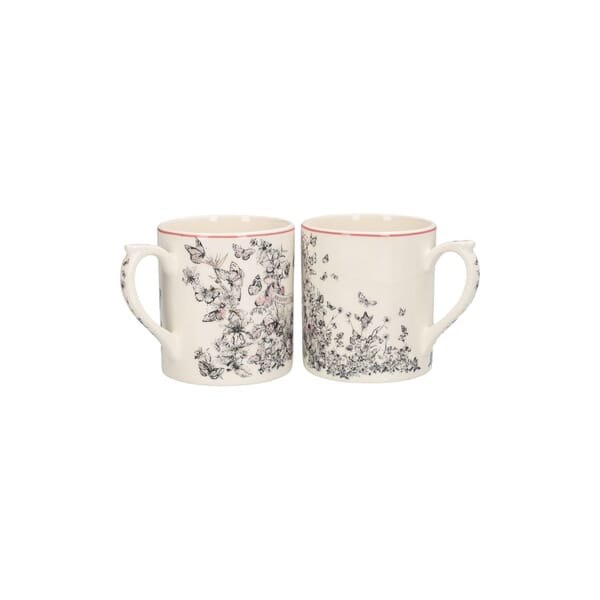 Ceramic Around The World Two Mugs Set