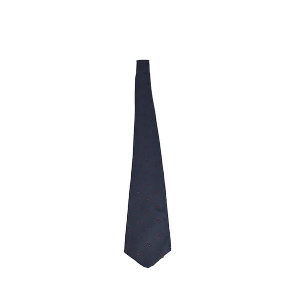 Vintage Silk Tie Navy/Red