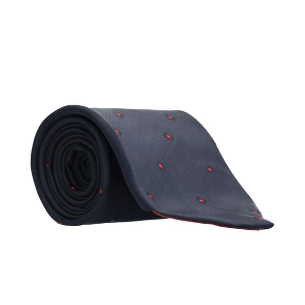 Vintage Silk Tie Navy/Red