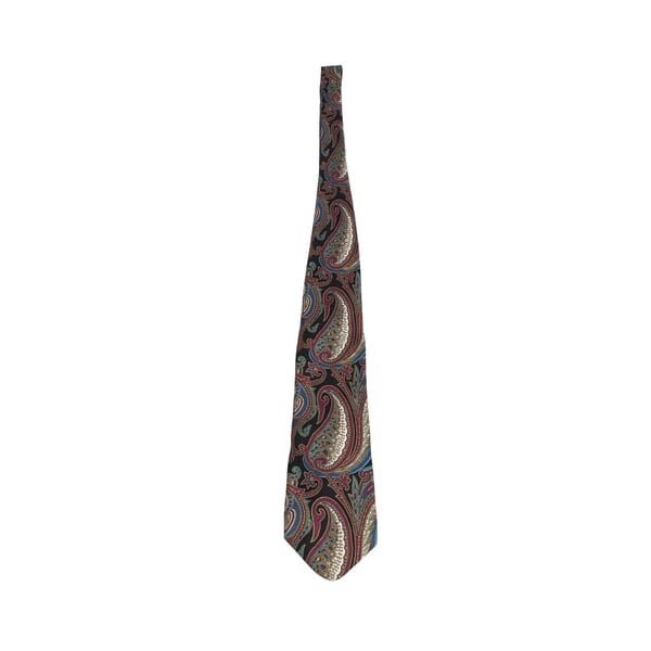 Silk Tie Large Paisley Multicolor
