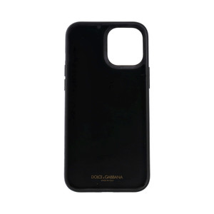 DOLCE & GABBANA Leather/Rubber Graffiti Iphone 12 Pro Max Cover
