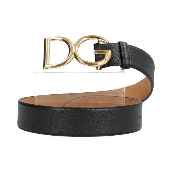 Leather Belt Black - S: 80 (32)