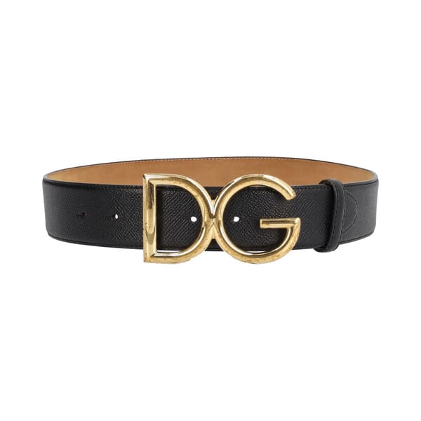 Leather Belt Black - S: 80 (32)