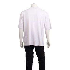 Cotton Printed Loose Fit T-Shirt White, view 3