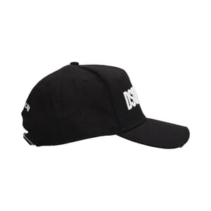Cotton Logo Baseball Cap Black, view 3