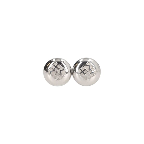Metal Cufflinks Silver Tone