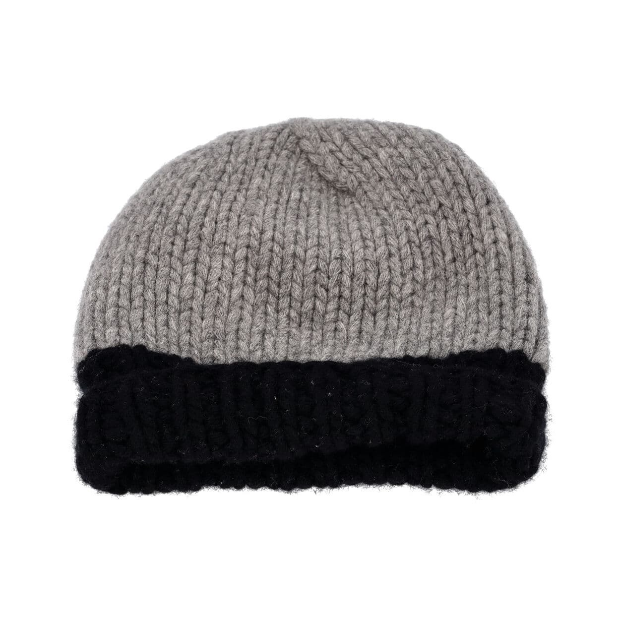 FENDI Wool Beanie Grey/Black | Luxity