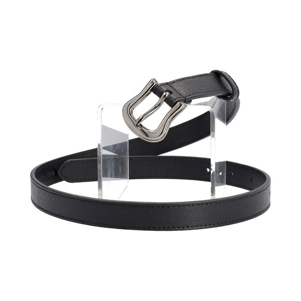 Leather Belt Black - S: 65 (25)