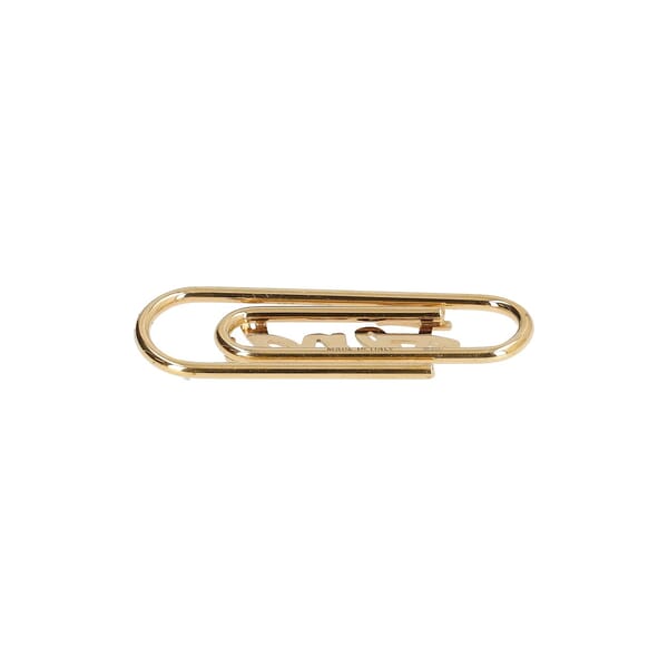 Gold Plated Cursive Logo Money Clip