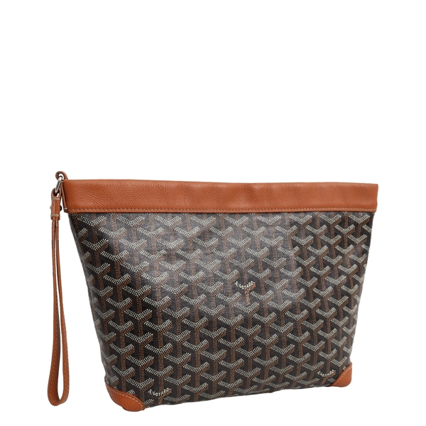 Goyardine Cont Pouch Tan