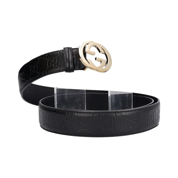 Guccissima Belt Black - S: 110 (44)