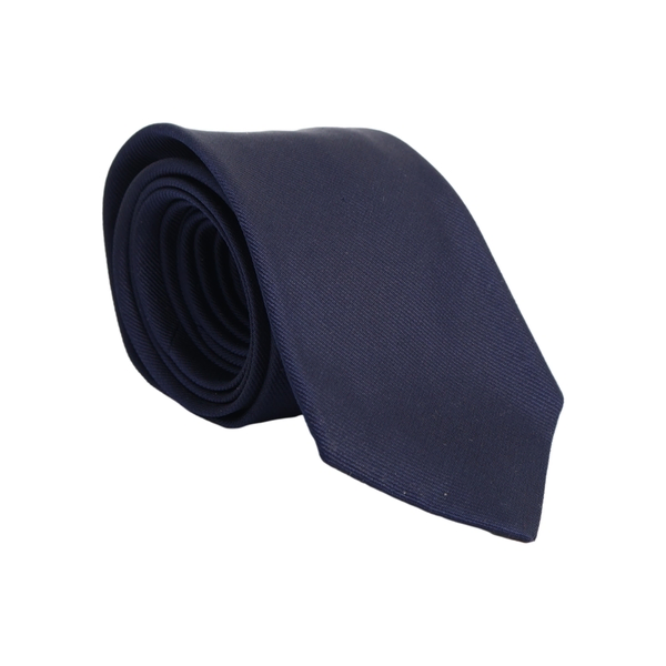 Silk Bee Embroidered Tie Navy