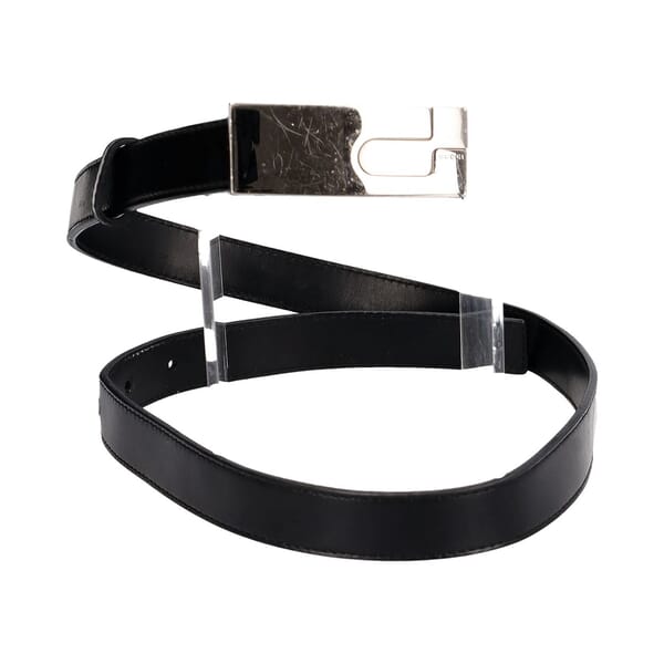 Vintage Leather Belt Black - S: 75 (30)