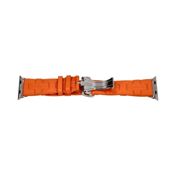 Fluoroelastomer Apple Watch Strap Orange