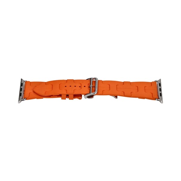 Fluoroelastomer Apple Watch Strap Orange