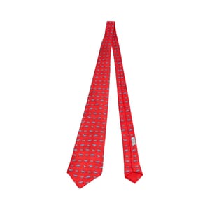 Silk Rocking Horse Tie Red, view 3