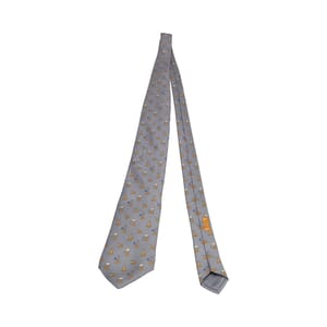 Silk Jumping Sheep Tie Grey, view 3