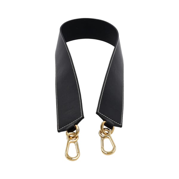 Leather Shoulder Strap Black
