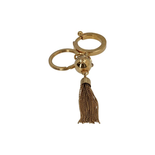 Metal Swing Key Holder/Bag Charm Gold Tone
