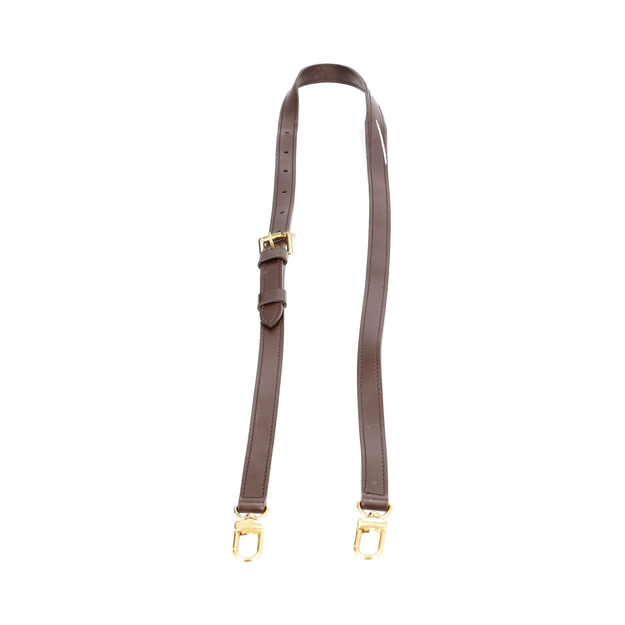 LOUIS VUITTON Leather Shoulder Strap Brown | Luxity