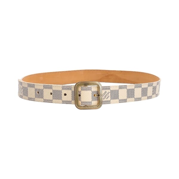 Damier Azur Ceinture Tresor Belt - S: 80 (32)