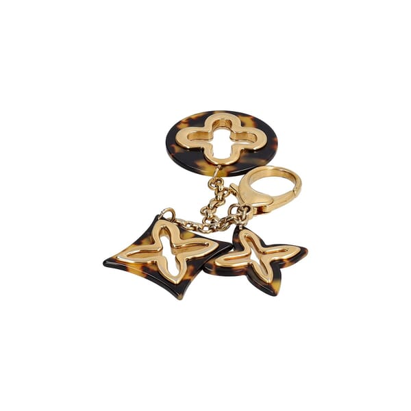 Resin Insolence Bag Charm/Key Holder Tortoise