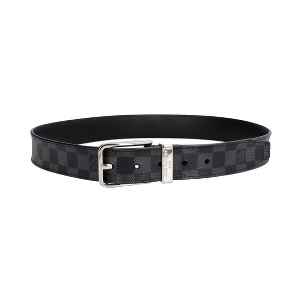 Damier Graphite Belt Black - S: 95 (38)