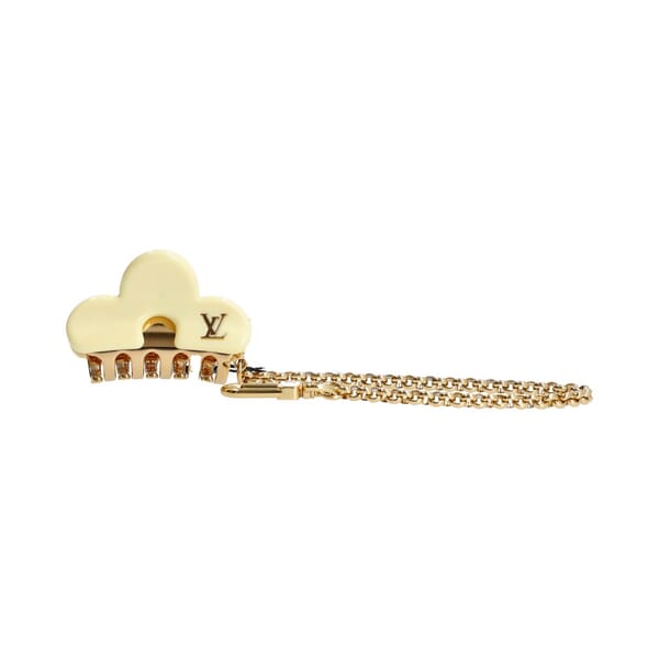 Resin LV Hair Clip Bag Charm Yellow