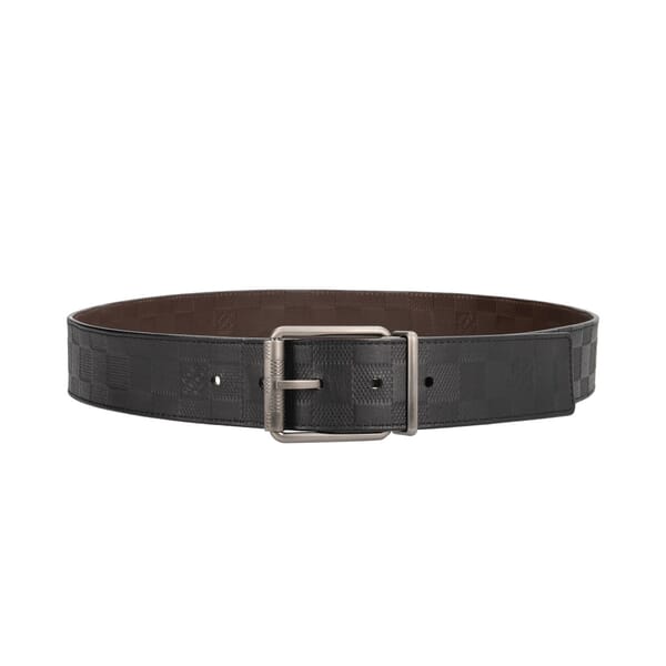 Damier Infini Reversible Belt Brown/Black - S: 95 (38)