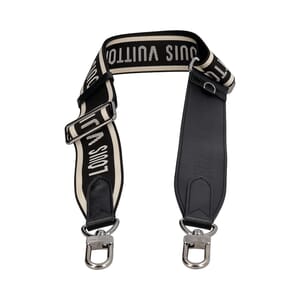 Leather/Nylon Sporty Bandouliere Black
