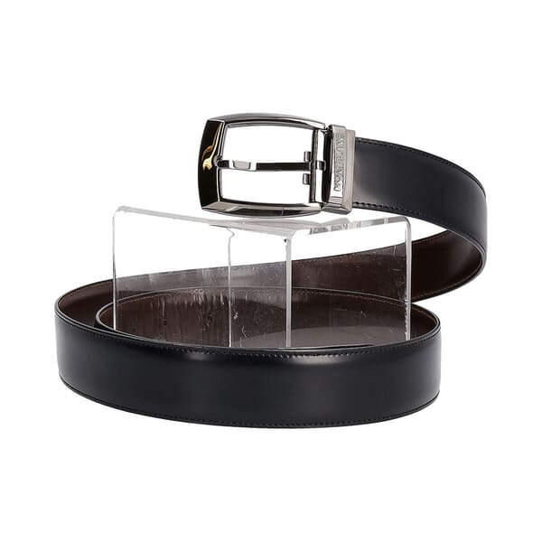 Leather Reversible Belt Black/Brown - S: 95 (38)