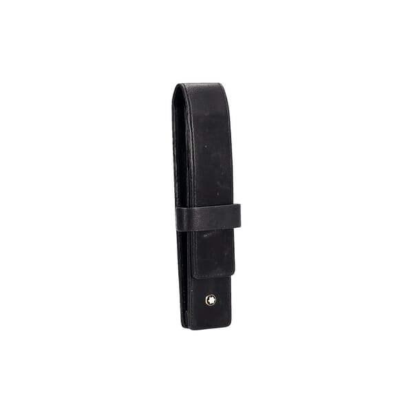 Leather Meisterstuck One Pen Pouch Black