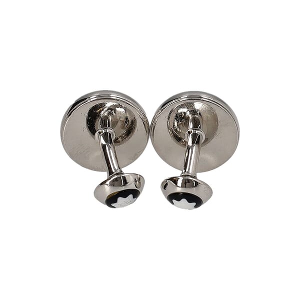 Meisterstuck Exploding Star Cufflinks Silver/Wine