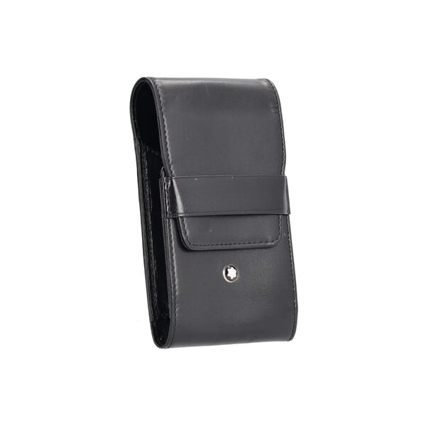 Leather Meisterstuck Cigarette Pouch Black