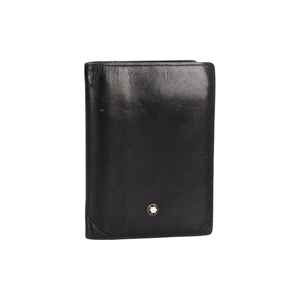 Leather Notepad Holder Black