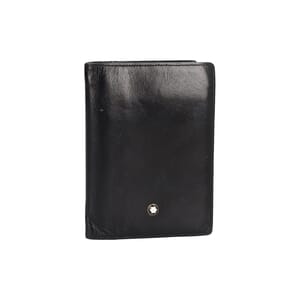 Leather Notepad Holder Black, view 2