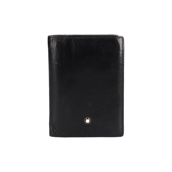Leather Notepad Holder Black