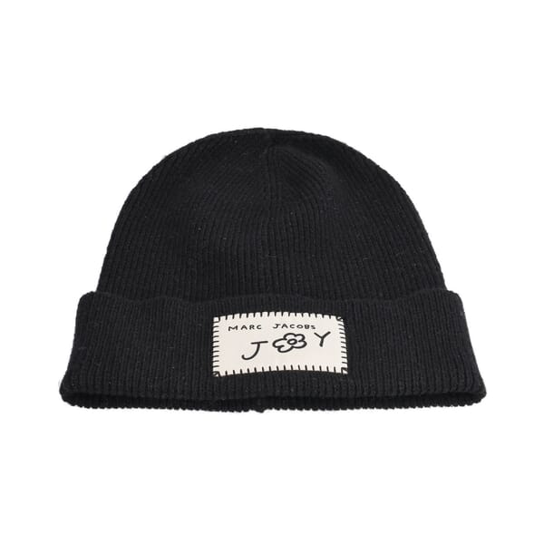 x DAVID SHRINGLEY Wool Blend Joy Beanie Black