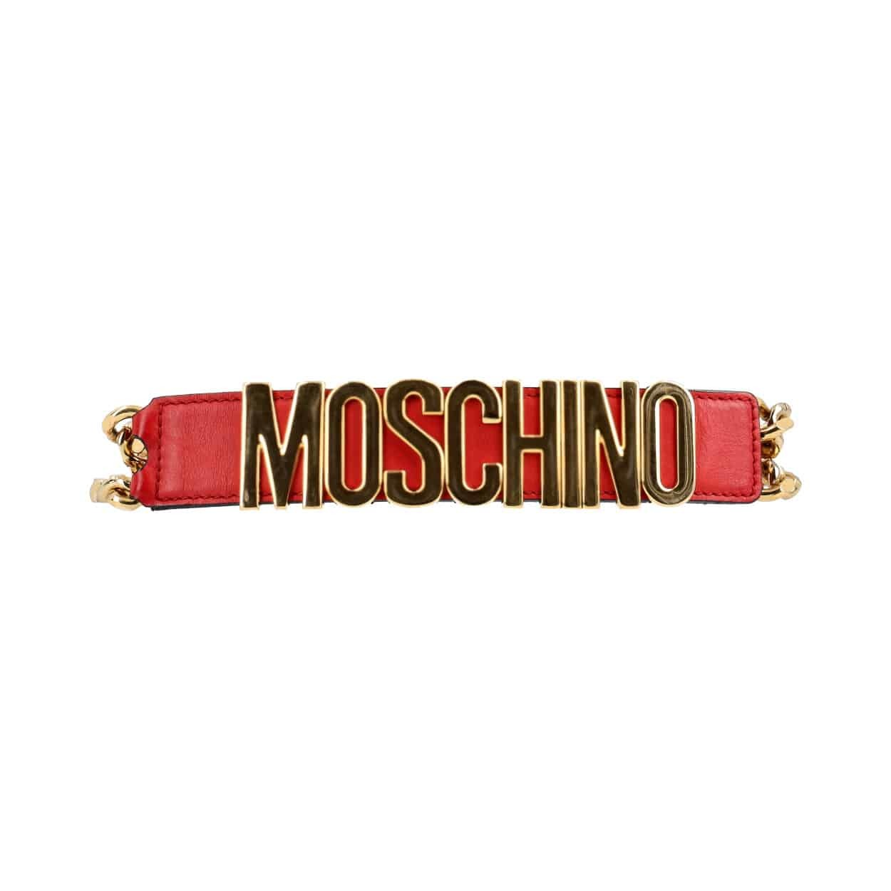 Moschino Logo Patent Belt main image 1