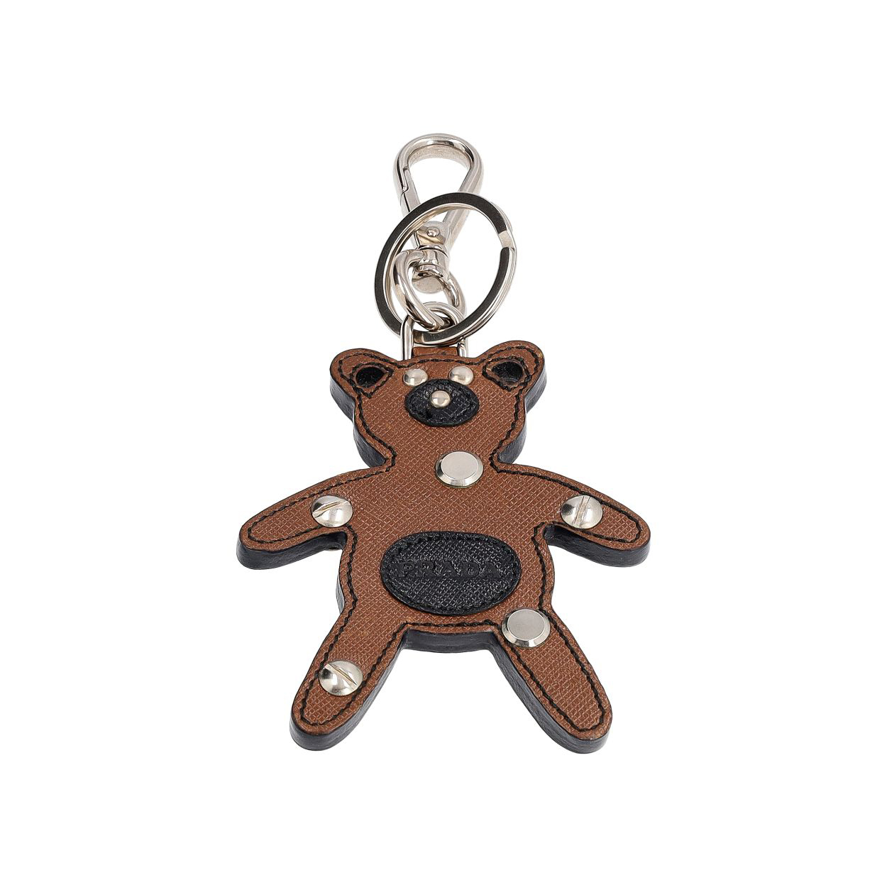 小物 PRADA Teddy Saffiano Leather Keyring 小物 PRADA Teddy Saffiano Leather Keyring Prada Saffiano Leather