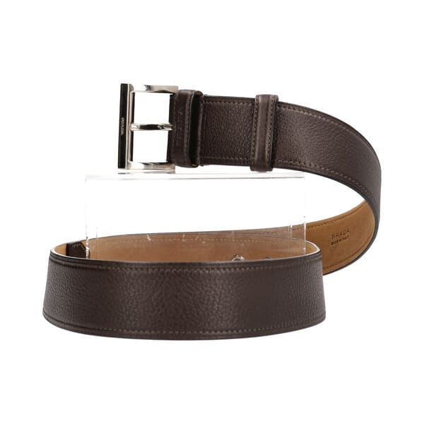 Vintage Leather Belt Brown - S: 85 (34)