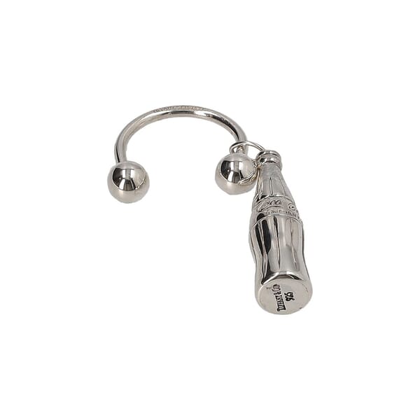 Co. Sterling Silver Coca Cola Keyring